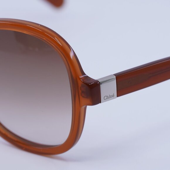 🕶️ New Chloe CE720S 208 Sunglasses - Caramel Frame, Brown Lenses - Picture 5 of 8